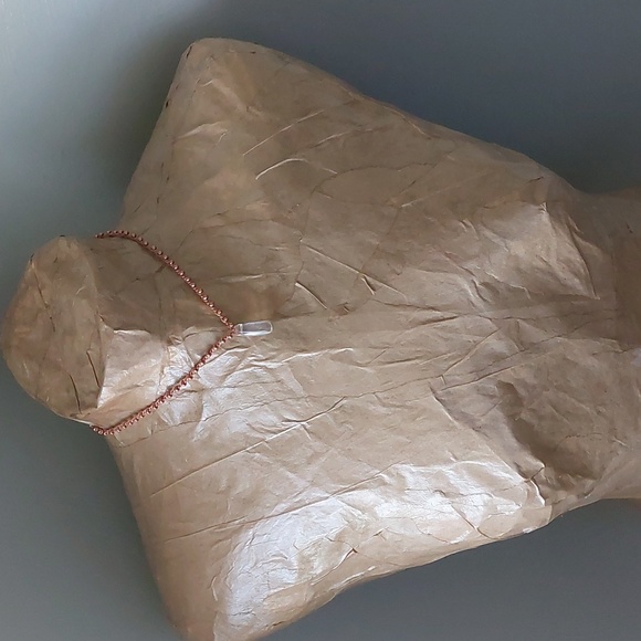 Quartz Crystal Bohemian Necklace, crochet jewelry by Rust Belt Raised - Picture 8 of 9